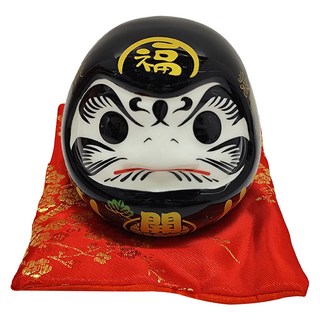 WANDU 瓦讀 達摩陶瓷擺飾, 黑色