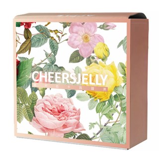 CHEERSJELLY 舉杯低卡 蘋果蒟蒻凍 6條裝, 獨家專利設計包材, 熱銷榜前三名, 低卡零食, 396g, 1盒