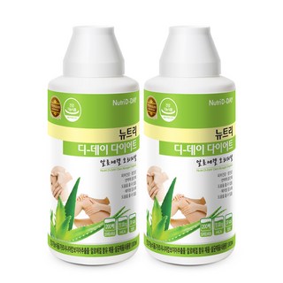 뉴트리디데이 다이어트 알로에겔 오리지날, 1L, 2개