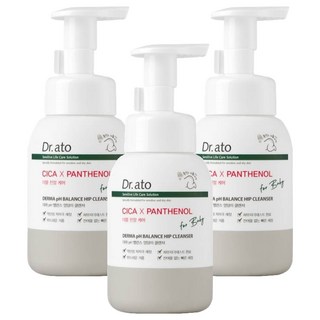 Dr.ato Derma中性平衡臀部清潔慕斯, 300ml, 3瓶