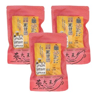 蔘大王 薑黃紅棗正甘茶包, 60g, 3袋