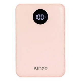 Kinyo 10000系列 極致輕薄全兼容快充行動電源 Mirco USB/USB-A1/USB-A2, KPB-3317-C, 粉色
