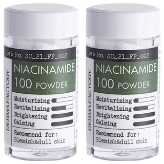 더마팩토리 나이아신아마이드 100 파우더, 2개, 7g