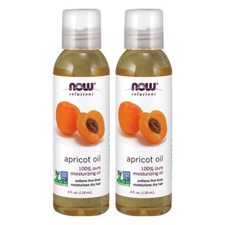 NOW Foods 純杏桃核仁保濕油, 118ml, 2瓶