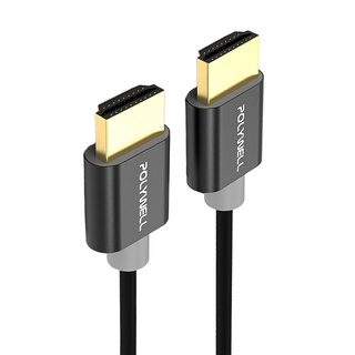 POLYWELL 寶利威爾 HDMI 4K極細線 3m 黑色, PW15-W60-T030, 1條