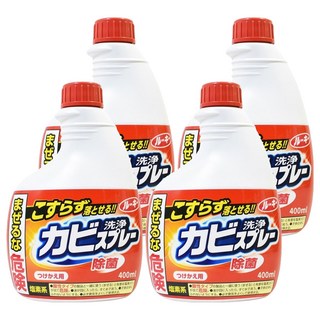 第一石鹼 Rookie 除霉噴霧 補充瓶 紅瓶 S106, 400ml, 4瓶