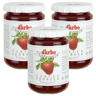 D'arbo 徳寶 Garten Erdbeeren 草莓果醬 奧地利製造, 450g, 3罐