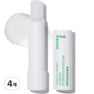 이니스프리 유채꿀 초보습 립밤, 3.5g, 4개