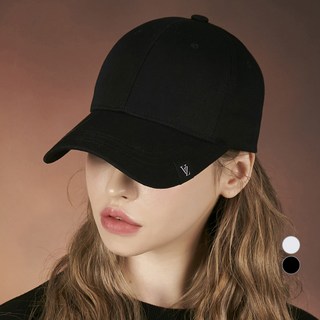 바잘 남녀공용 라벨 바이저 오버핏 볼캡