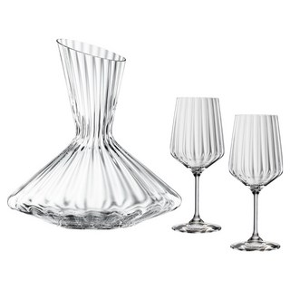 Spiegelau Life 醒酒器 + 紅酒杯彩盒組 醒酒器 + 紅酒杯 2個, 透明, 1組