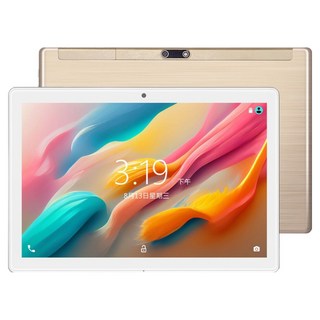 iS 愛思 星空派對 4G LTE 八核心平板電腦 10.1吋觸控螢幕 IPS面板 1920×1200解析度 GTX-969, 金色, 64GB