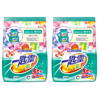 Attack 一匙靈 台灣公司貨 亮彩超濃縮洗衣粉 補充包, 1.6kg, 2包