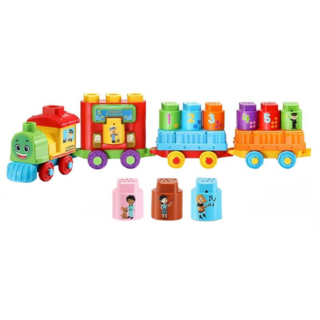 LeapFrog 跳跳蛙 小小建築師 內含19個雙面認知有聲積木 10個學習屋積木零件, 多色, 1組