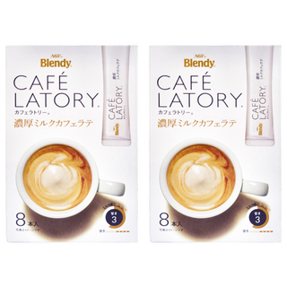 AGF Blendy CAFE LATORY 濃厚牛奶咖啡拿鐵, 10.5g, 8條, 2盒