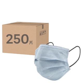 愛北鼻 宏瑋醫療平面口罩, 冰河銀灰, 50片, 5盒