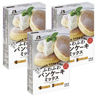 MORINAGA 森永 舒芙蕾鬆餅粉 170g, 蓬鬆軟綿, 3盒