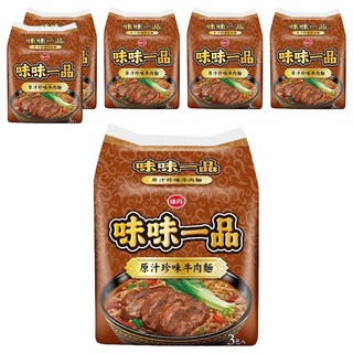 味丹 味味一品 原汁珍味牛肉麵 185g, 18包