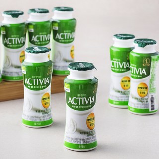 풀무원다논 액티비아 병 플레인, 130ml, 8개입, 1개