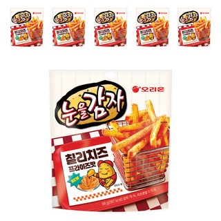 ORION 好麗友 閉上眼細馬鈴薯條 起司辣椒風味, 6包, 56g