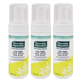Thursday Plantation 茶樹潔顏慕斯, 150ml, 3瓶