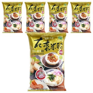 屏東農產 水磨在來米粉, 600g, 5包