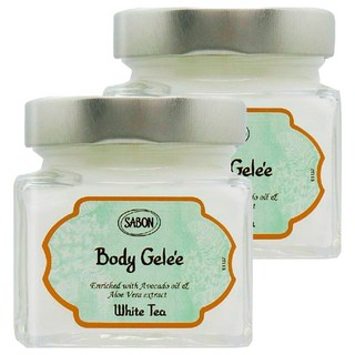 SABON 清爽保濕凝凍 白茶, 200ml, 2罐