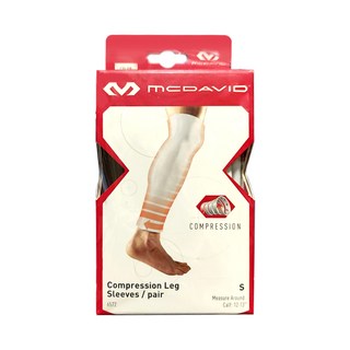 MCDAVID 過膝壓縮腿套 6572, 白色, 1雙
