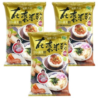 屏東農產 水磨在來米粉, 600g, 3包