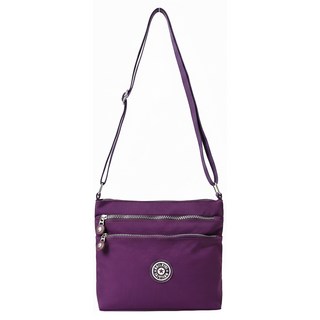 LuLu bag 女款 Judith 輕便收納佳斜背包 + 配件, 紫色