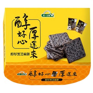 統一生機 醇厚黑芝麻餅, 372g, 1盒