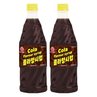 OTTOGI 不倒翁 Oh Chef可樂風味飲料基底糖漿, 1kg, 2瓶