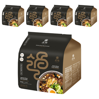 老鍋米粉 江戶春雨，日式風味冬粉 4包, 65g, 5袋