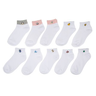 BASE ALPHA ESSENTIALS 女款動物圖案低筒襪