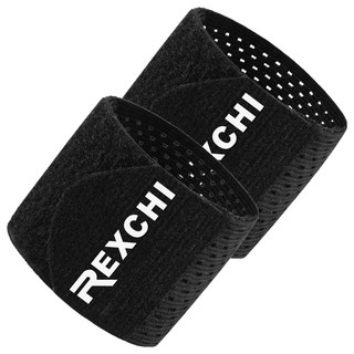 REXCHI 雷奇 運動纏繞式加壓護腕 HW16 21 x 5cm 黑色 運動防護 加壓支撐, 2個