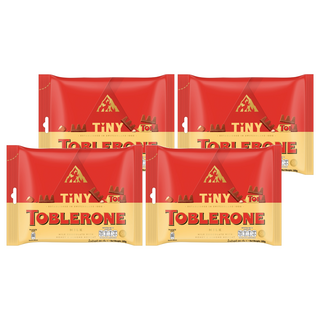TOBLERONE 瑞士三角迷你牛奶巧克力, 200g, 4袋