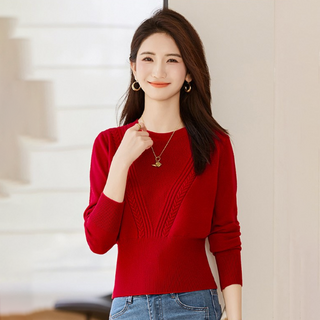 POPLARNC 女款 Derato 圓領針織衫 P24WKN101042