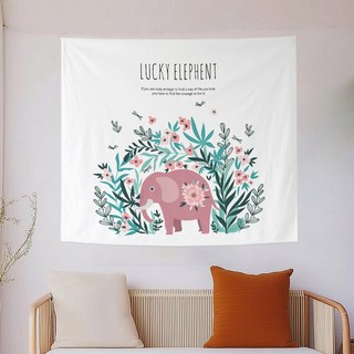 桑桑湖布藝海報大屏, 幸運大象