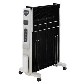 HERAN 禾聯 電膜式電暖器 附毛巾架/鞋架, HMH-12R05 H, 黑色 + 白色