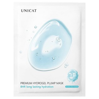 UNICAT 變臉貓 極致8HR保水果凍面膜 修護逆齡保濕 緊實不易裂的纖維素面膜紙, 10片, 1組