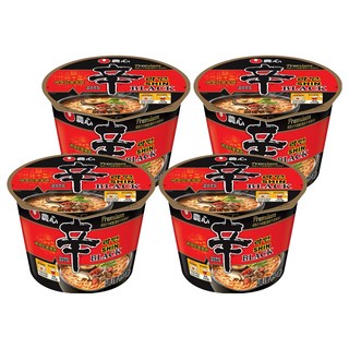 NONGSHIM 農心 超進化辛碗麵 濃郁牛骨湯味 101g, 4入