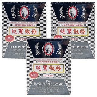 老公仔標 純黑椒粉, 600g±10g, 3包