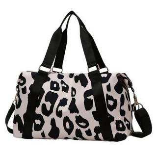 超大容量 時尚豹紋旅行袋 行李包 運動包 過夜包 旅行包 手提袋 購物袋 拉桿包 乾溼分離