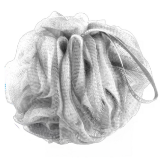 法國馬賽皂之家 雙色沐浴球 PE網布 直徑約12公分, 紳士灰, 1個