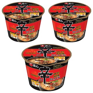 NONGSHIM 農心 超進化辛碗麵 濃郁牛骨湯味 101g, 3入