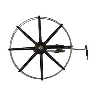 紡車輪, 12cm 0.05g, 塑膠 不鏽鋼材質, 1個, 混合色