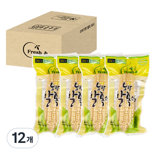 Fresh & 黃色糯玉米, 12個, 220g