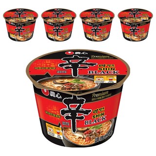 NONGSHIM 農心 超進化辛碗麵 濃郁牛骨湯味 101g, 5入