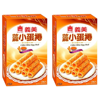 義美 小蛋捲 芝麻, 114g, 2盒