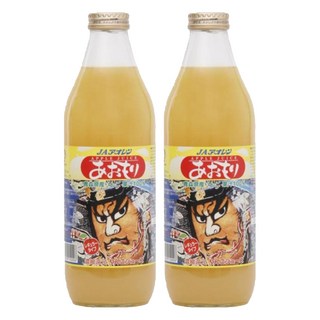 JA 青森農協 睡魔蘋果汁, 1L, 2瓶