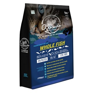 allando 奧藍多 無穀貓飼料, 全魚宴, 400g, 1袋